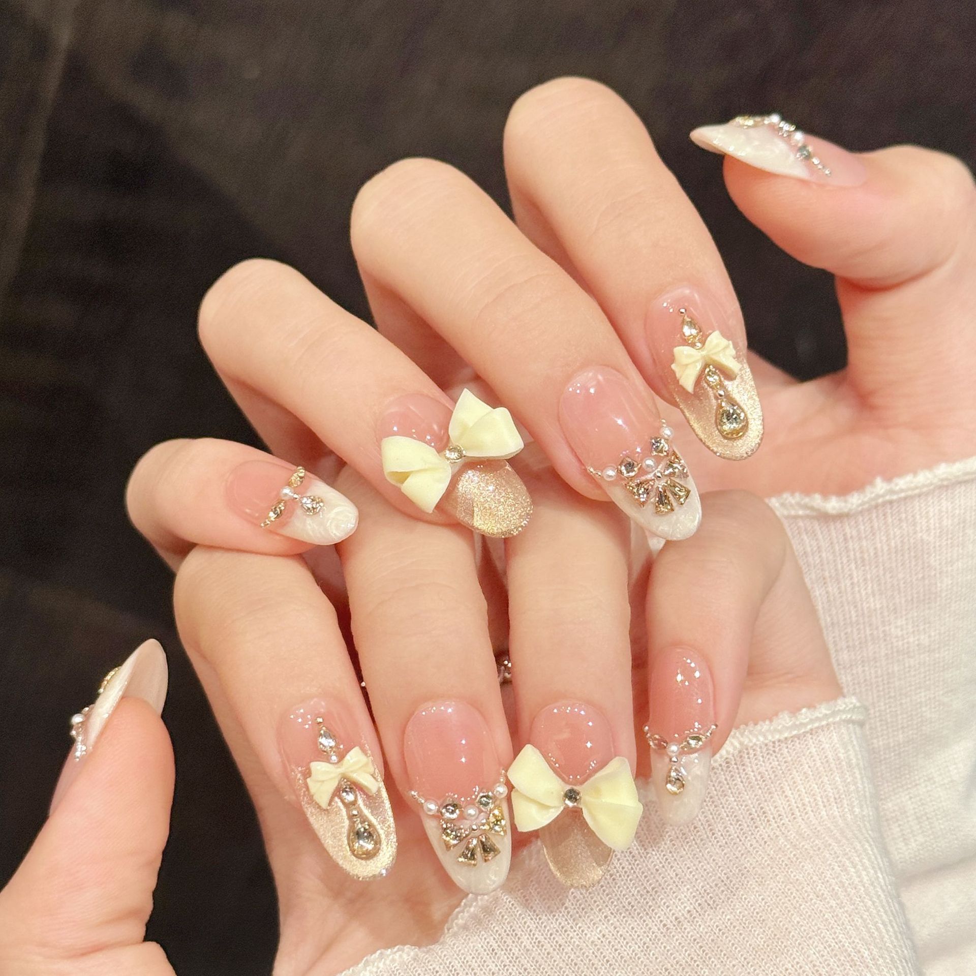 10pcs Handmade Press On Nails  - Nail Art Press On 评论和价格